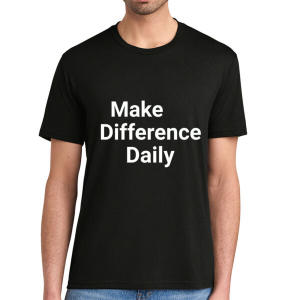 Make a Difference Daily - Mens Perfect Tri ® Crew Tee Thumbnail
